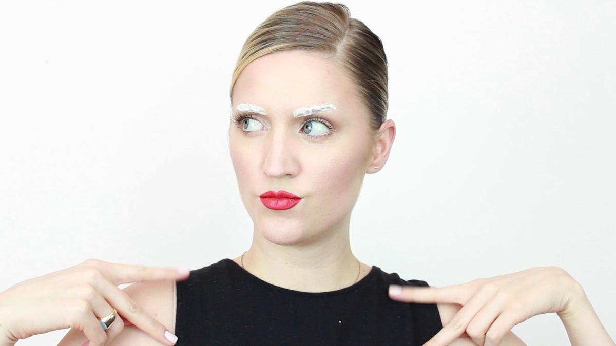 How to Safely Bleach Brows