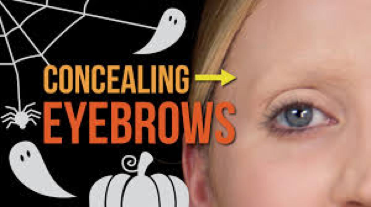 How to Conceal Eyebrows