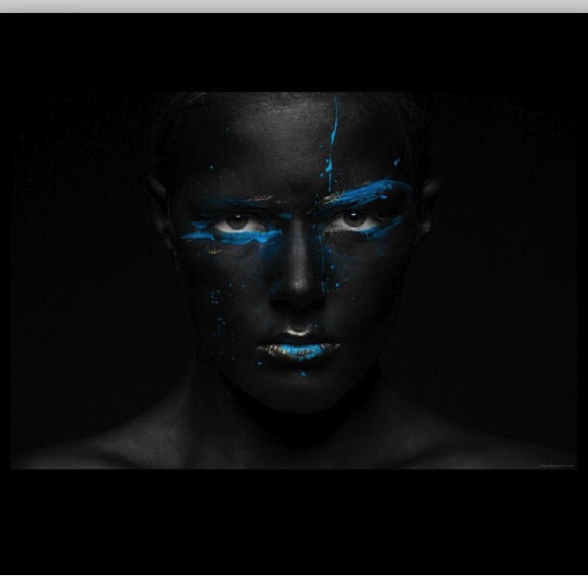 Black and Blue Makeup