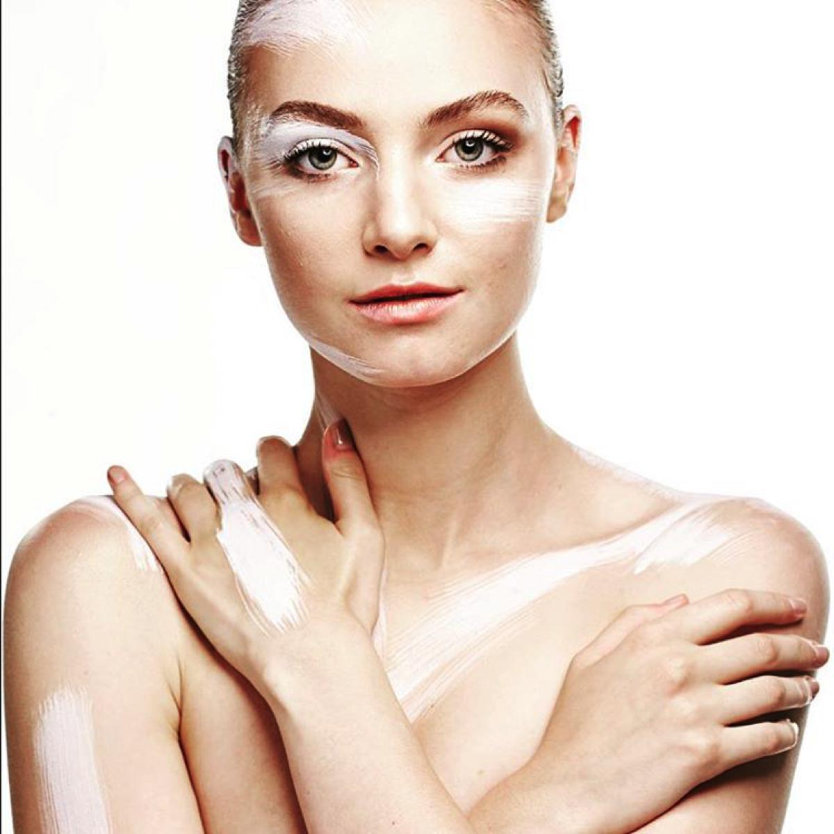 White Paint Makeup